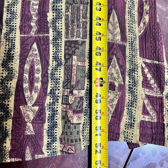 VINTAGE 90s earthy tribal long maxi dress sleeveless sundress Aztec native boho - Picture 11 of 11